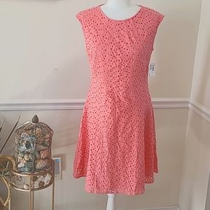 Roz &Ali Dress. Coral/Pink. NEW Size 10